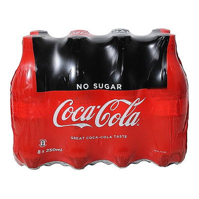 Coca-Cola No Sugar Bottle : 8x250 ml