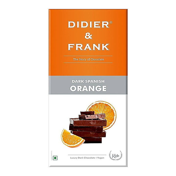 Didier & Frank Spanish Orange Dark Chocolate : 80 g