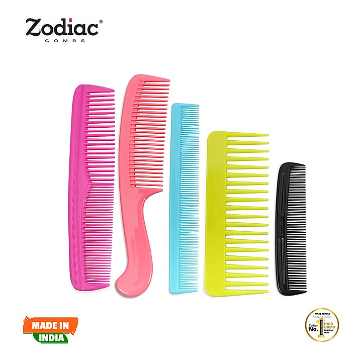 Zodiac Comb : 5 Pieces