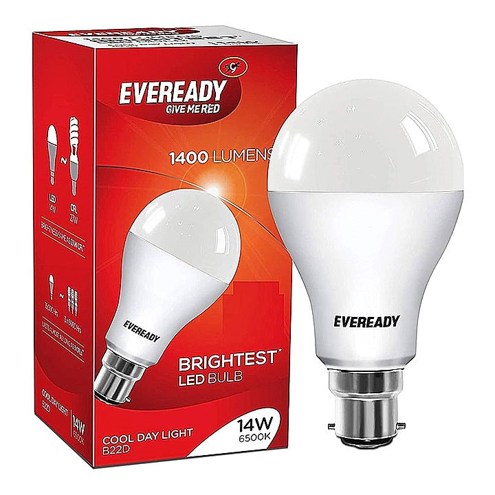 Eveready Cool Day Light White LED B22 Bulb : 14 W