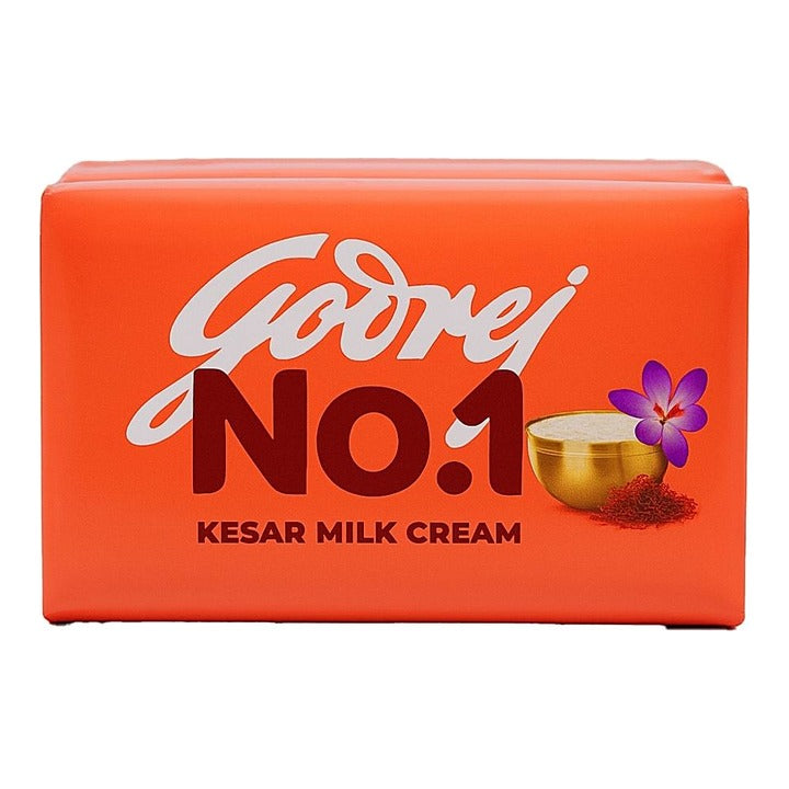 Godrej No. 1 Kesar & Milk Cream Soap : 3x100 g