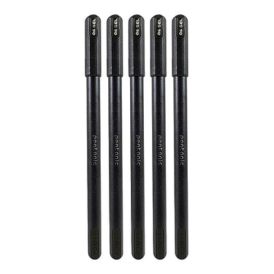 Linc Pentonic Black Gel Pen : 5 Pieces