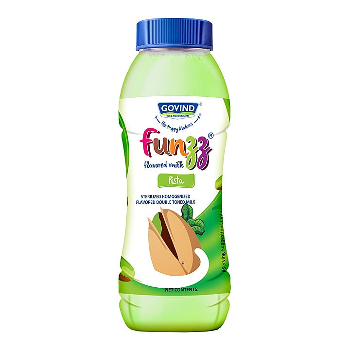 Govind Funzz Pista Flavoured Milk Bottle : 200 ml
