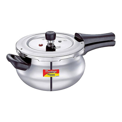 Prestige Deluxe Alpha Svachh Outer Lid Pressure Cooker Handi - 3 L : 1 Unit