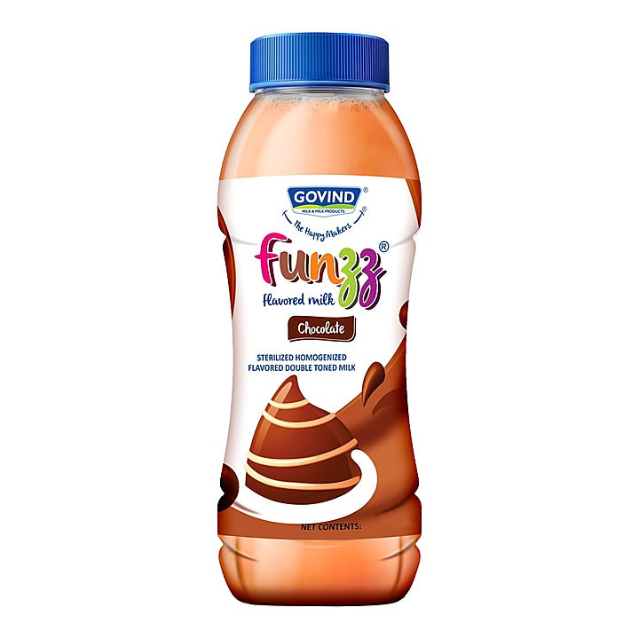 Govind Funzz Chocolate Flavored Milk Bottle : 200 ml
