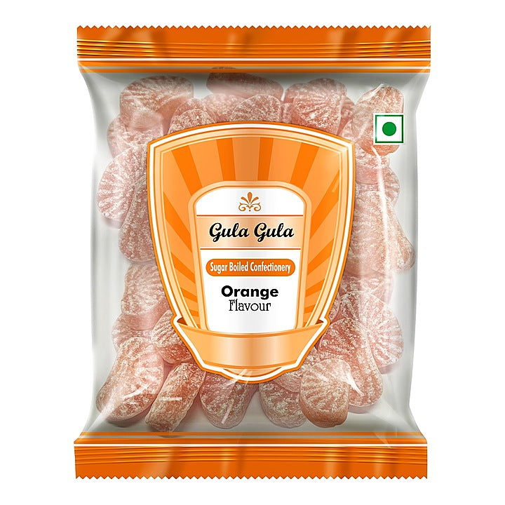 Gula Gula Orange Candy : 100 g