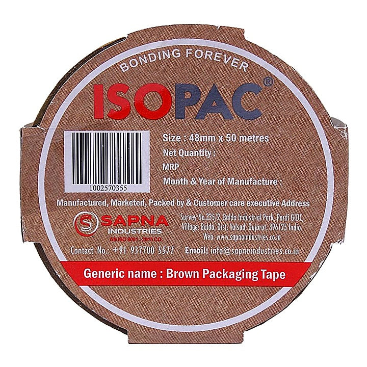Sapna Brown Tape - 48 mm X 50 Metres : 1 Unit