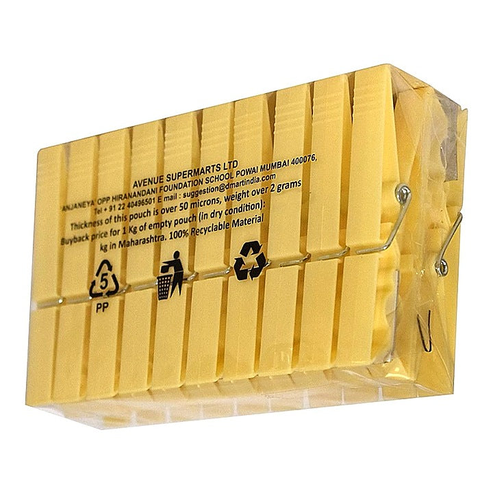 Plastic Cloth Clips : Pack of 20