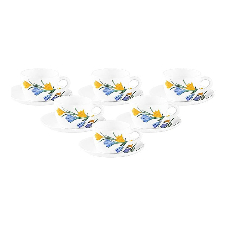 La Opala Cup & Saucer Set (Assorted) : 6 N