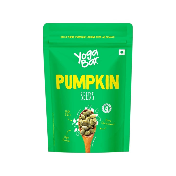 Yogabar Pumpkin Seeds Unroasted Rich in Protein and Fiber Superfood - 500g - Pumpkin Seeds for Eating