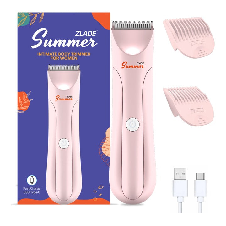 Zlade Summer Intimate Body Trimmer For Women - Pink : 1 Unit