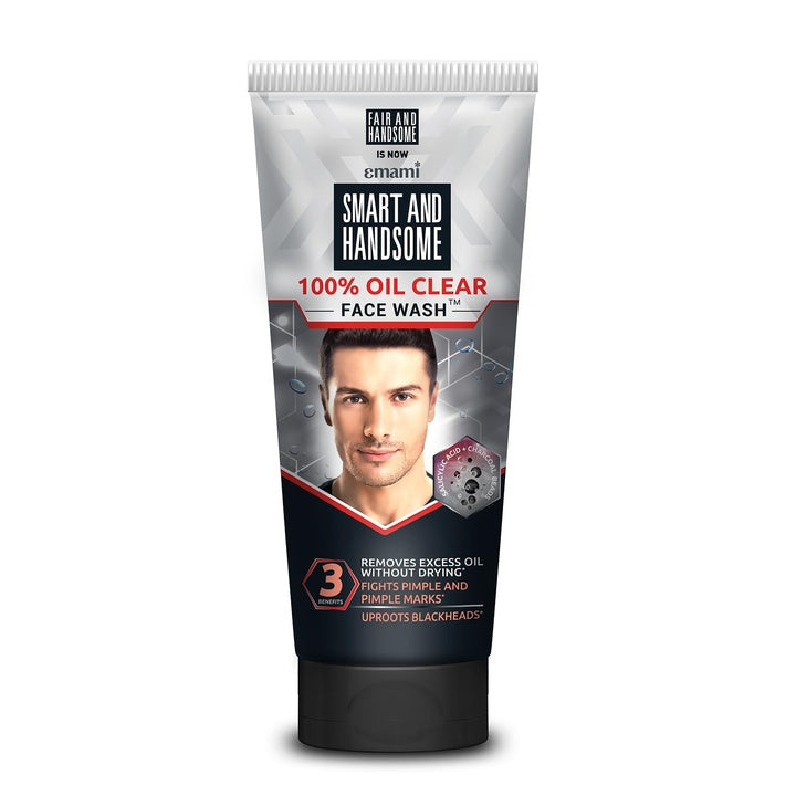 Smart And Handsome Face Wash, 100% Oil Clear, Fights Pimple and Pimple Marks, 150g