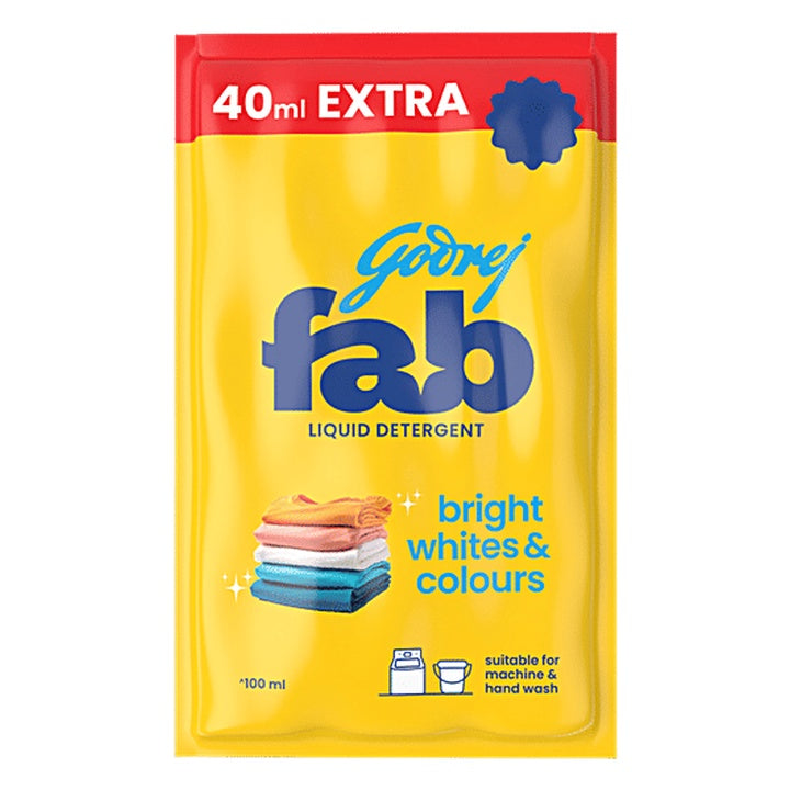 Godrej Fab Fab Liquid Detergent For Machine & Hand Wash (100 ml)