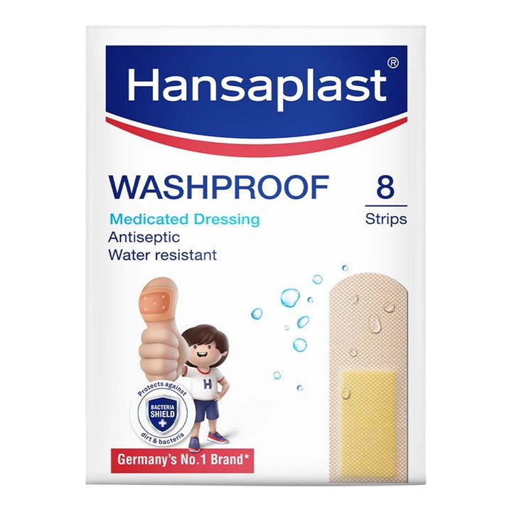 Hansaplast Washproof Medicated Dressing : 8 Units