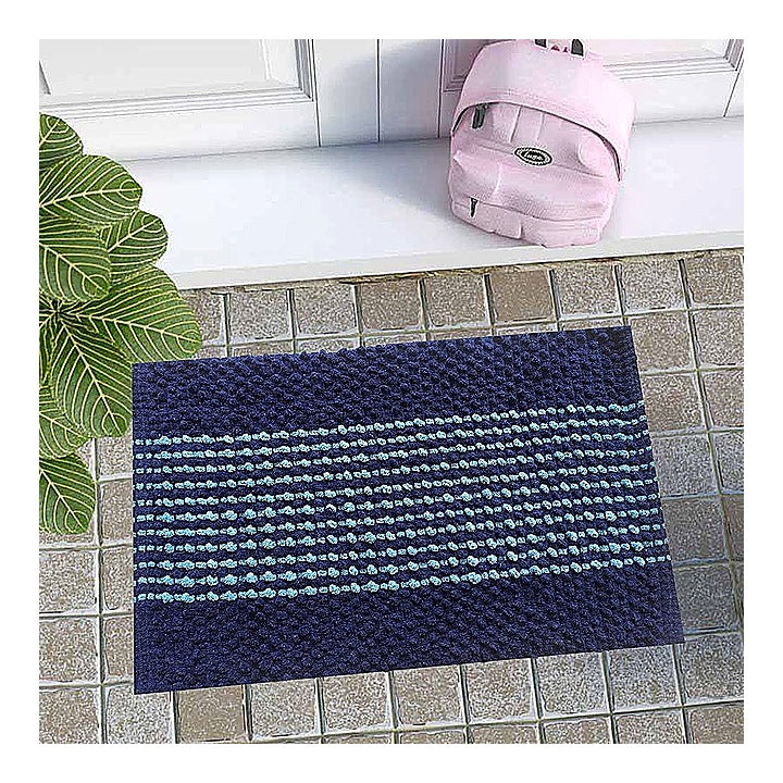 Elegant Weavers Loops Mat (Blue) - 38x58 cm : 1 Unit