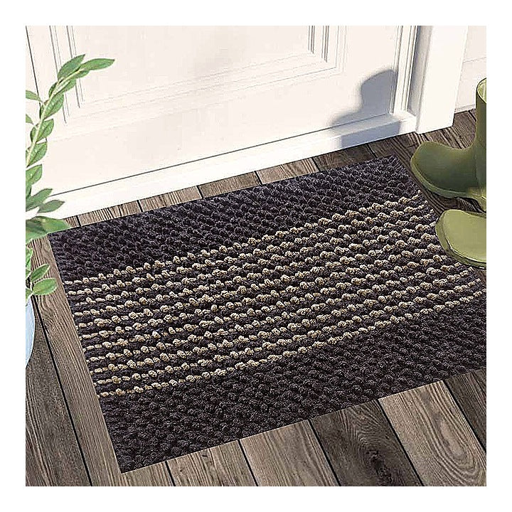 Elegant Weavers Loops Mat (Brown) - 38x58 cm : 1 Unit