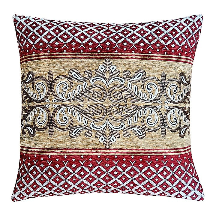 MHF Cushion Cover Rose Gold 01 - Maroon Beige : 1 Unit