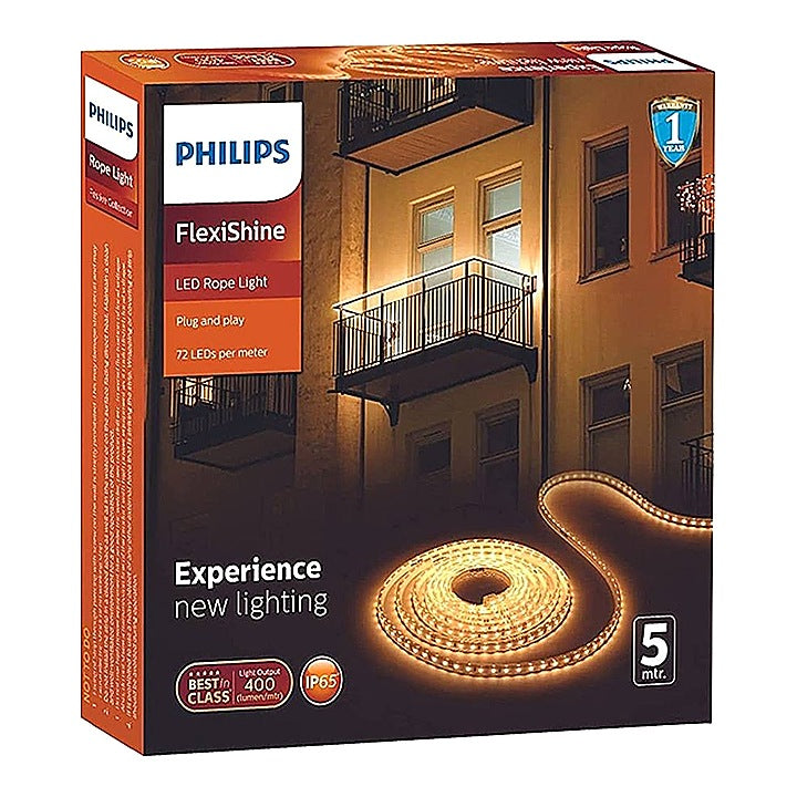 Philips FlexiShine LED Rope Light (5 Metres) - White : 1 Unit