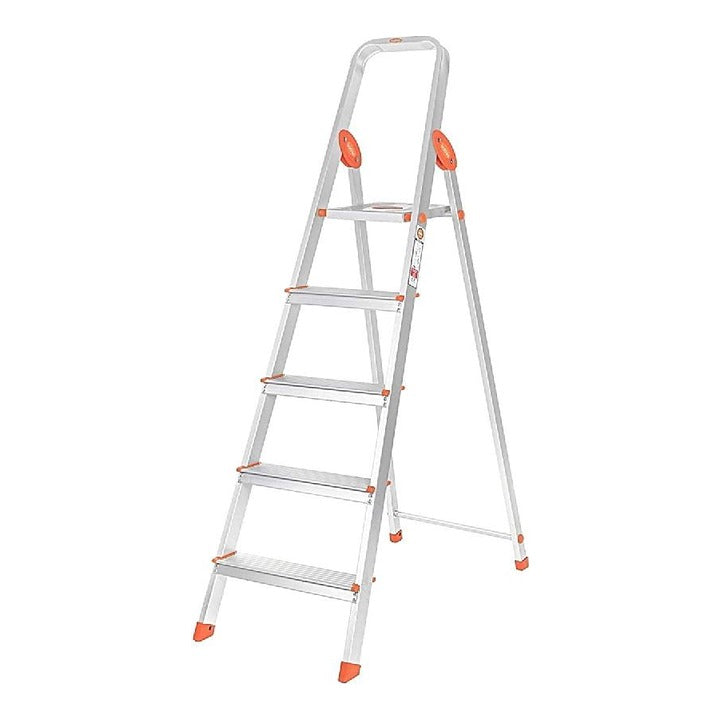 Bathla Advance 5 Step Ladder-Orange : 1 Unit