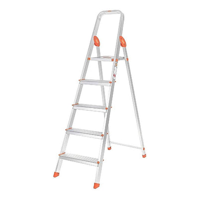 Bathla Advance 5 Step Ladder-Orange : 1 Unit