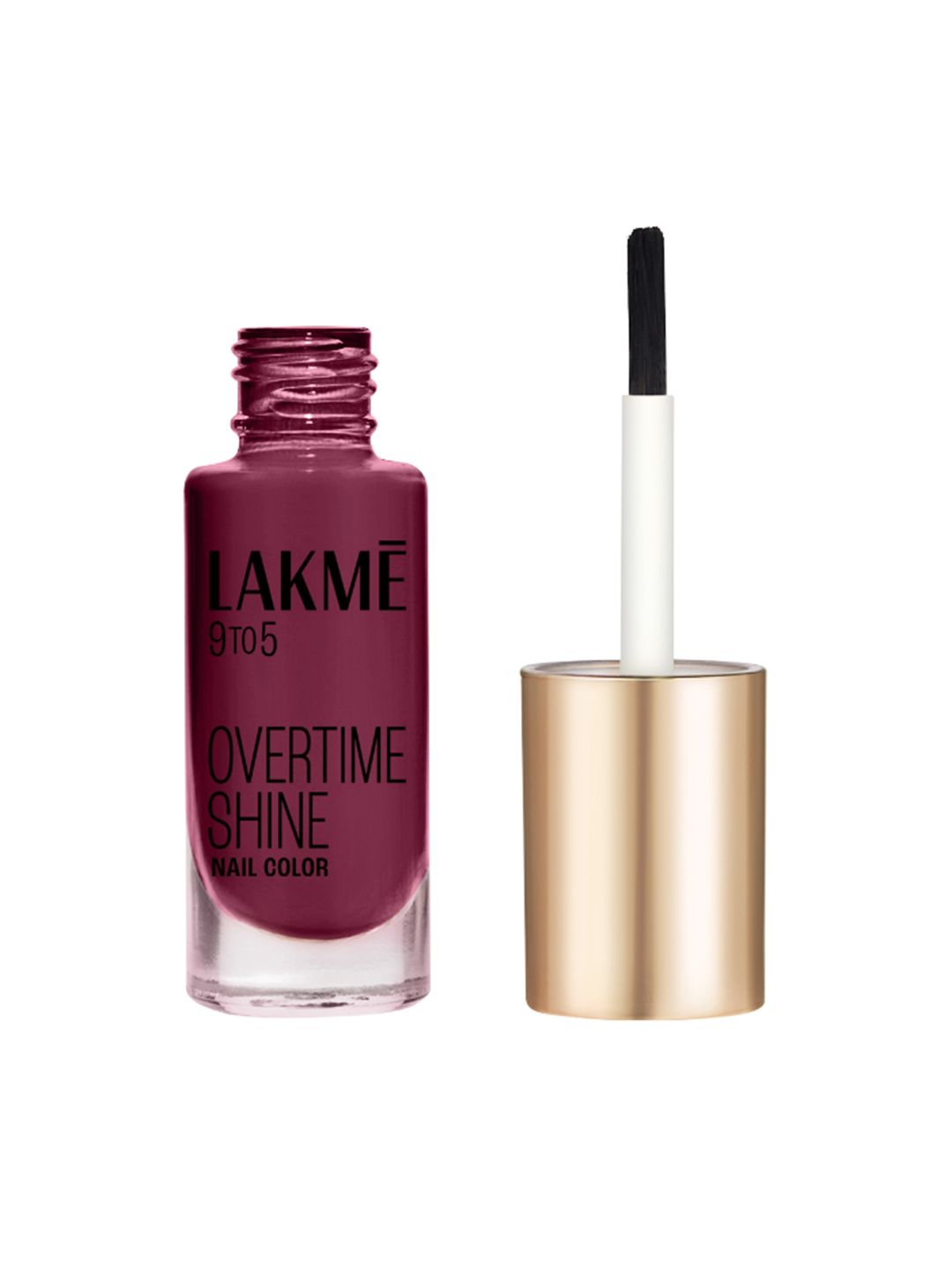 Lakme 9to5 Overtime Shine Glossy Long Lasting & Quick Dry Nail Color 6ml - Desert Rose