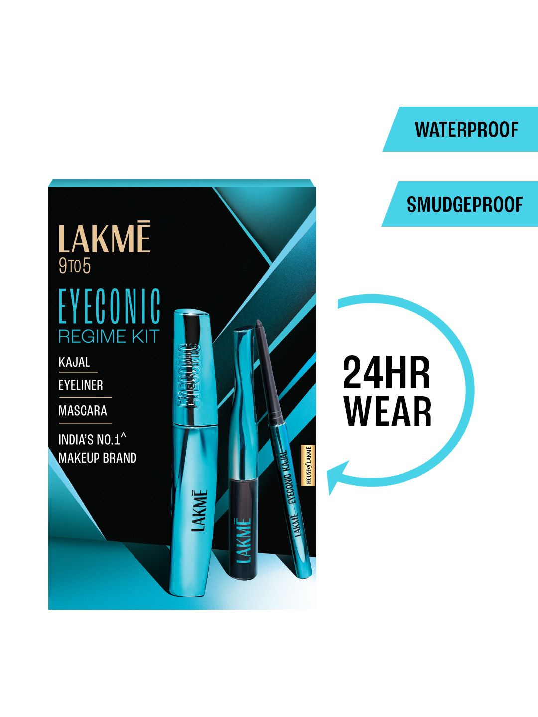 Lakme 9To5 Waterproof & Smudgeproof Eyeconic Regime Kit