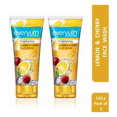 Everyuth Naturals Brightening Lemon & Cherry Deep Cleansing Face Wash (150 g)