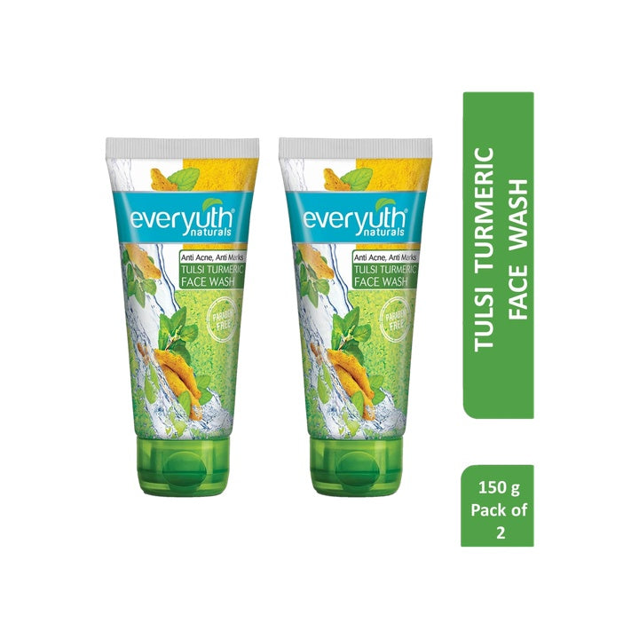 Everyuth Naturals Anti Acne Anti Marks Tulsi Turmeric Face Wash (300 g)