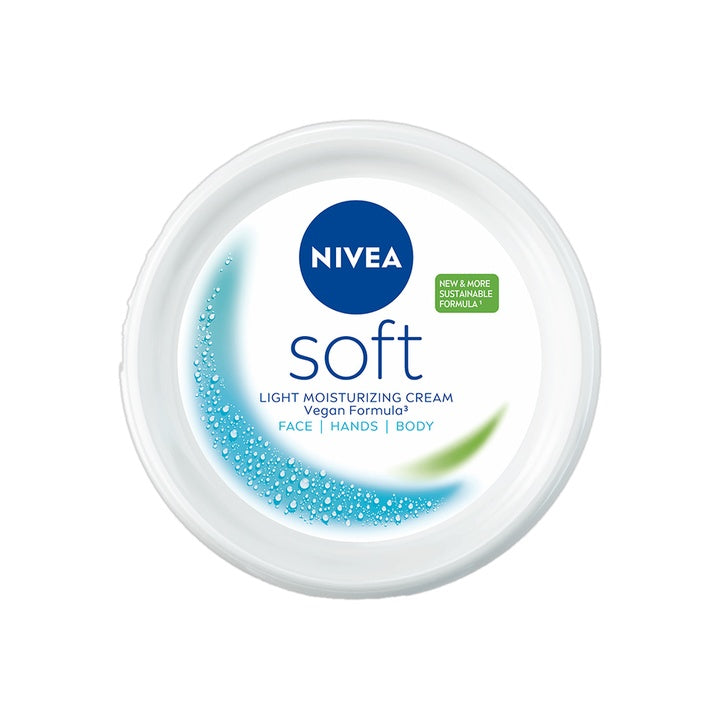NIVEA Soft Moisturizing Cream Vitamin E Face Cream & Body moisturizer 72H