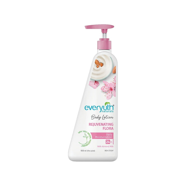 Everyuth Naturals Rejuvenating Flora Body Lotion (500 ml)