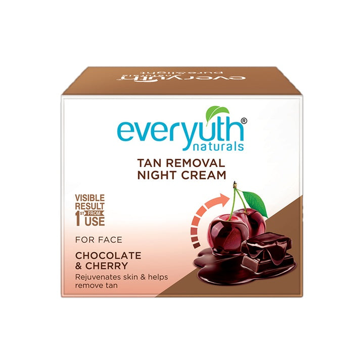 Everyuth Naturals Tan Removal Choco Cherry Night Cream (50 g)