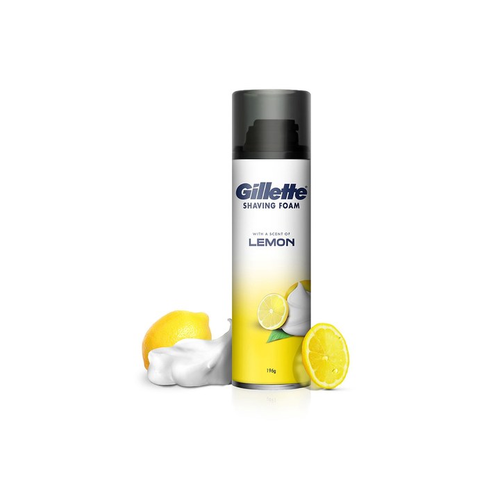 Gillette Classic Lemon Lime Pre Shave Foam 196 g