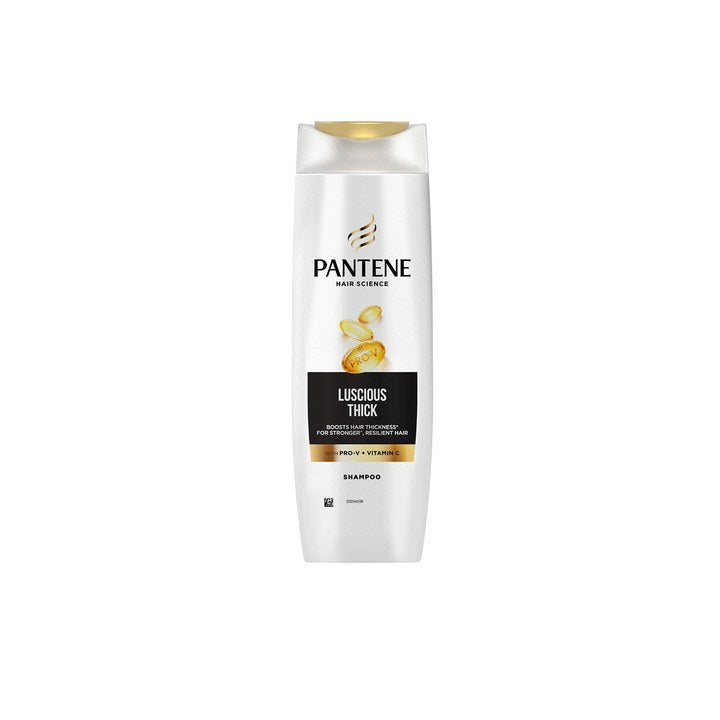Pantene Hair Science Luscious Thick Shampoo with Pro-Vitamins & Vitamin C - 340ml