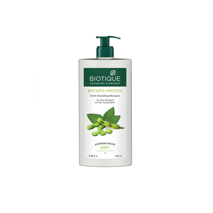 Biotique Soya Protein Intense Repair Shampoo To Target Damaged Hair - 650 ml