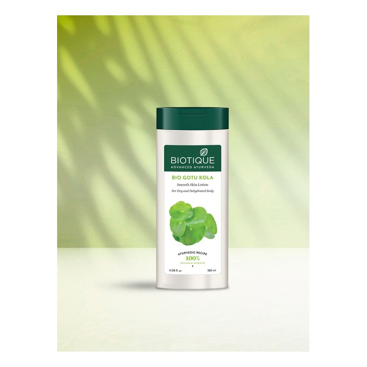 Biotique Bio Gotu Kola Smooth Skin Sustainable Lotion For Dry Skin 180 ml