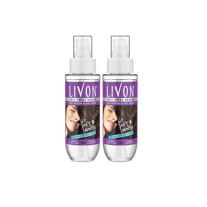 Livon Set Of 2 Moroccan Argan Oil Serum for Dry & Unruly Hair