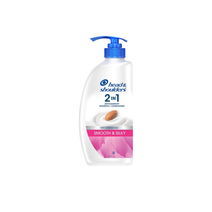 Head & Shoulders Smooth & Silky 2-in-1 Anti-Dandruff Shampoo & Conditioner 650ml