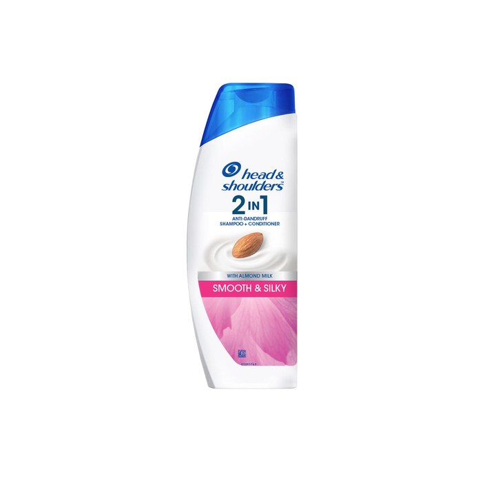 Head & Shoulders Unisex Smooth & Silky 2 in 1 Anti Dandruff Shampoo & Conditioner 180 ml