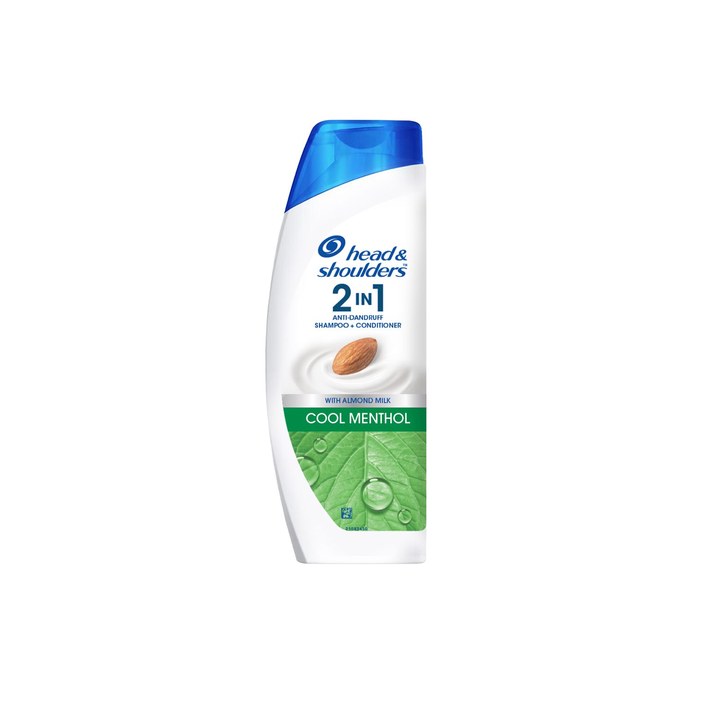 Head & Shoulders Unisex Cool Menthol 2-in-1 Anti-Dandruff Shampoo & Conditioner - 180 ml