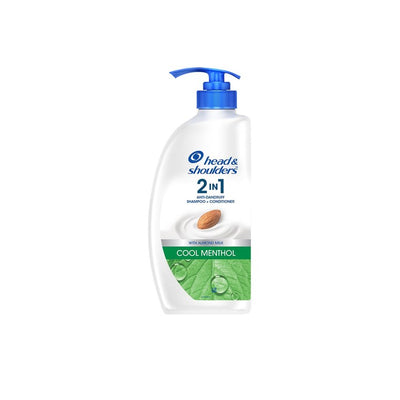 Head & Shoulders Cool Menthol 2 in1 Anti-Dandruff Shampoo & Conditioner-650 ml