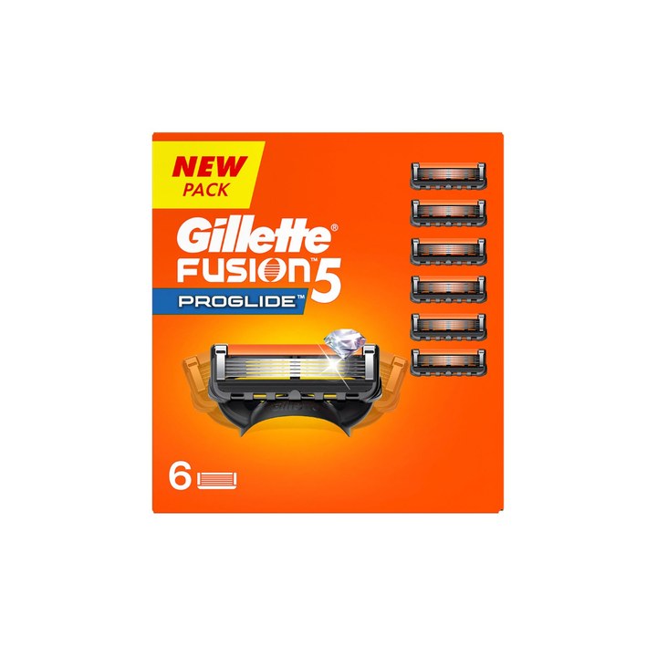 Gillette Fusion Set of 6 ProGlide Shaving Blades