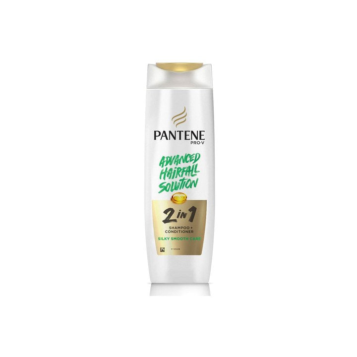 Pantene 2 In 1 Silky Smooth Care Shampoo + Conditioner, 340 ml