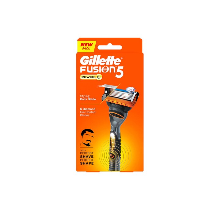 Gillette Men Fusion Power Shaving Razor With Cartridge & Battery