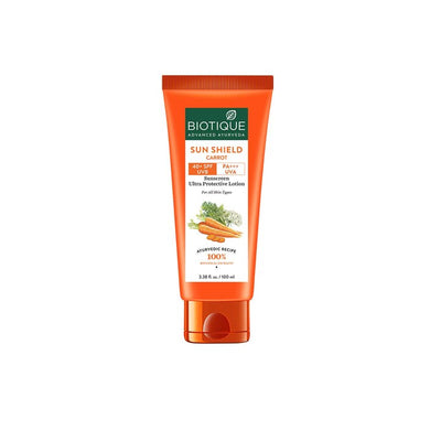 Biotique Unisex Bio Carrot SPF 40 Ultra Soothing Sunscreen Lotion - 100 ml