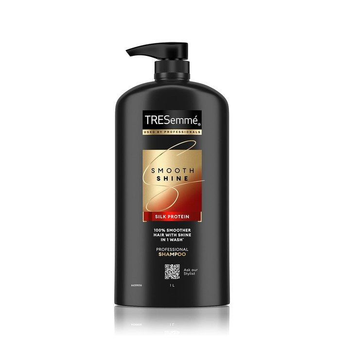 Tresemme Smooth & Shine Shampoo with Vitamin H & Silk Proteins for Silky Smooth Hair- 1 L