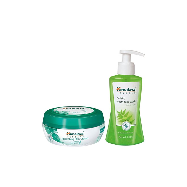 Himalaya Set of Nourishing Skin Cream & Purifying Neem Face Wash