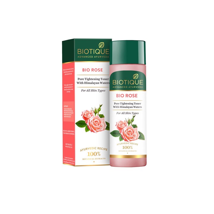 Biotique Unisex Rose Pore Tightening Toner With Himalayan Waters
