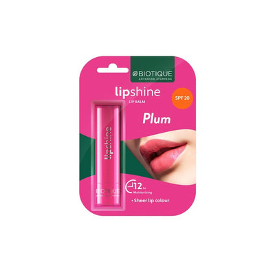 Biotique Magikisses SPF 20 Moisturising Sheer Lip Balm - Plum Lush