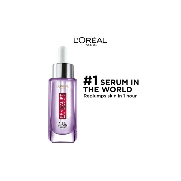 LOreal Paris Revitalift 1.5% Hyaluronic Acid Serum for Hydrating & Plumping Skin - 30 ml