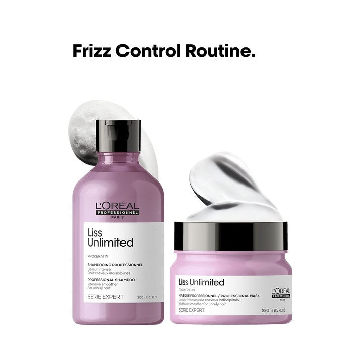 LOreal Professionnel Liss Unlimited Shampoo & Hair Mask Combo with Pro-Keratin